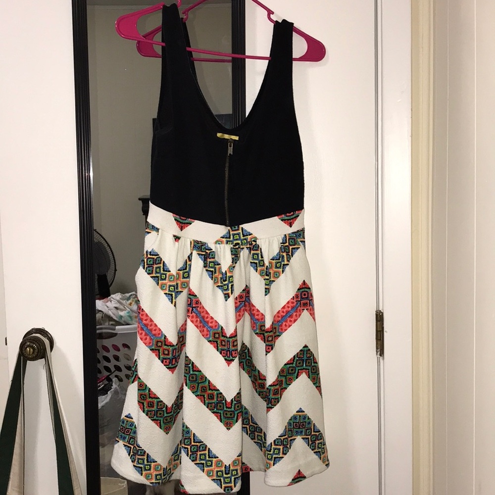 Zip front dress